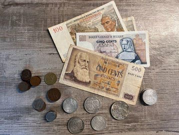 België. Franc 1949/1998 Lot Belgische munten en biljetten