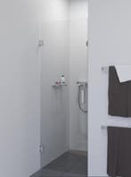 Profielloze douchedeur 90 x 200 cm – helder glas met chroom, Ophalen of Verzenden, Nieuw, Chroom, Bad