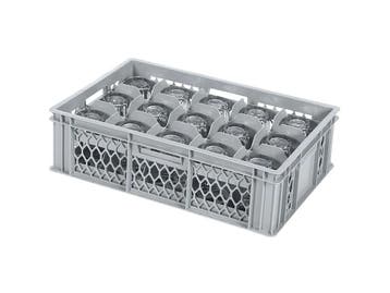 BASIC glazenkrat - 600 x 400 x H 171 mm voor 15 glazen -, Ophalen of Verzenden, Nieuw
