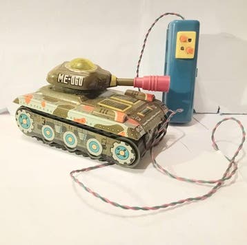 ME China 1:24 - Model militair voertuig - Blikken speelgoed