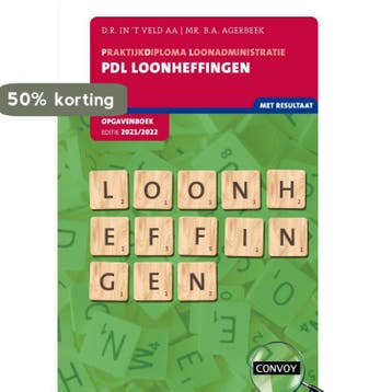 PDL Loonheffingen Opgavenboek / 2021-2022 9789463172523, Verzenden, Zo goed als nieuw, D.R. in 't Veld