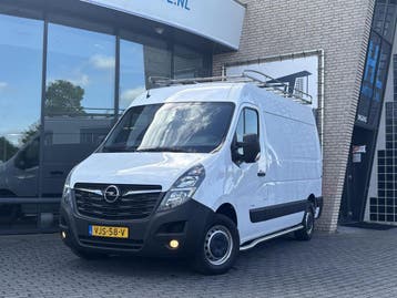 Opel Movano 2.3 Turbo L2H2*NAVI*CAM*ECC*HAAK*CRUISE*TEL*3PER, Stof, Gebruikt, Euro 6, Wit