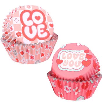 PME Cupcake Vormpjes Love Ø52mm 60st.**, Verzenden, Nieuw
