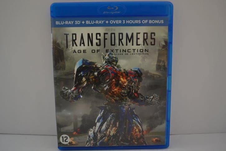 Transformers - Age of extinction 3D + 2D (BLU-RAY), Cd's en Dvd's, Dvd's | Overige Dvd's, Zo goed als nieuw, Verzenden