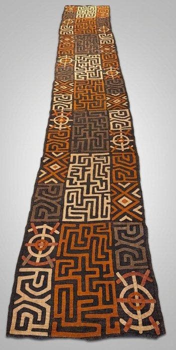 Textiel - 430 cm - 60 cm, Antiek en Kunst