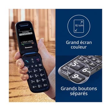 Panasonic KX-TU446EXG mobiele telefoon voor senioren, kla..., Verzenden, Nieuw
