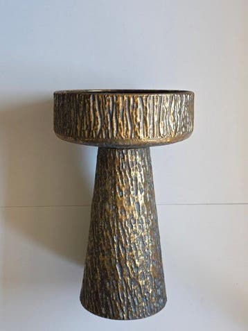 Lawrence Grey - Fruitschaal - sranding bowl - Metaal, Antiek en Kunst