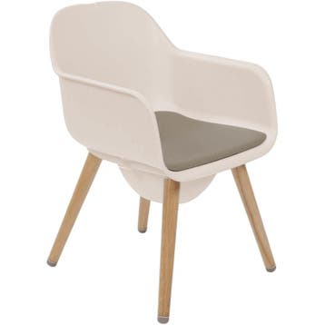 Spryly Poise toiletstoel - Cappuccino, Ophalen of Verzenden, Nieuw