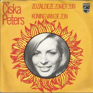 vinyl single 7 inch - Ciska Peters - Zo Zal Deze Zomer Zi..., Verzenden, Zo goed als nieuw, 7 inch, Pop