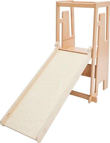 Glijbaan met tekentafel - Learning Tower - Montessori Leerto, Verzenden, Nieuw