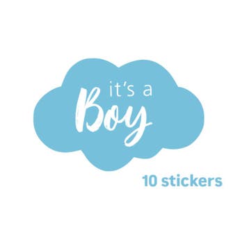 10x Sticker Its a Boy - sluitsticker - hoera een jongen..., Ophalen of Verzenden, Nieuw, Meerdere stickers