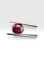 1 pcs Rood Robijn - 5.40 ct - Gem research Swiss Lab (GRS) -, Sieraden, Tassen en Uiterlijk, Edelstenen, Nieuw