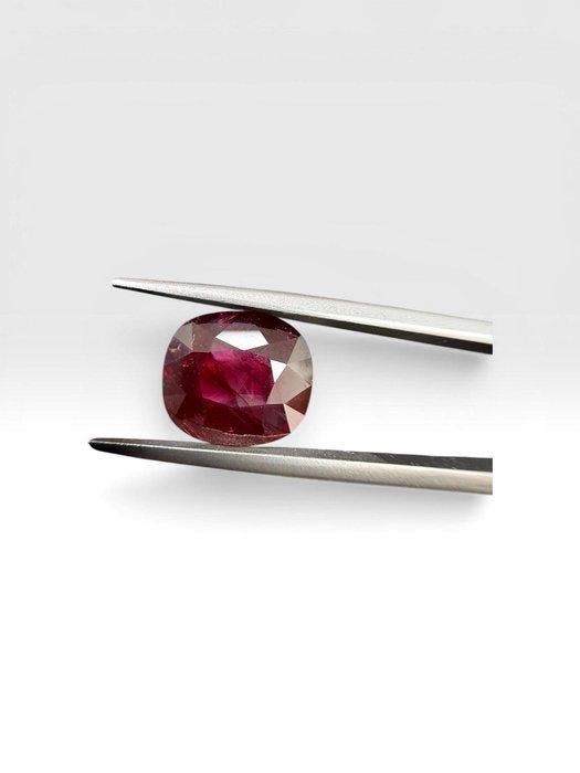 1 pcs Rood Robijn - 5.40 ct - Gem research Swiss Lab (GRS) -, Sieraden, Tassen en Uiterlijk, Edelstenen