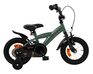 2Cycle Biker kinderfiets 12 inch (2 tot 4 jaar) voor jongens, Fietsen en Brommers, Fietsen | Jongens, Verzenden, Nieuw, 2Cycle