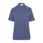 GGM Gastro | KARLOWSKY | Korte Mouw Dames Koksjas Jeans |, Verzenden, Nieuw, Blauw, Overige typen