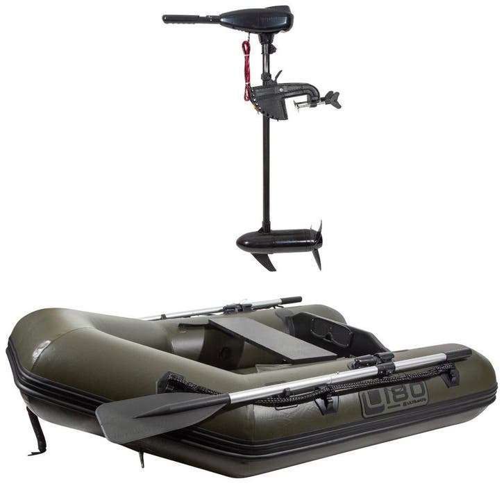 Ultimate 230 Airdeck Rubberboot + 50lbs Elektromotor Set, Watersport en Boten, Hengelsport | Algemeen, Nieuw, Verzenden