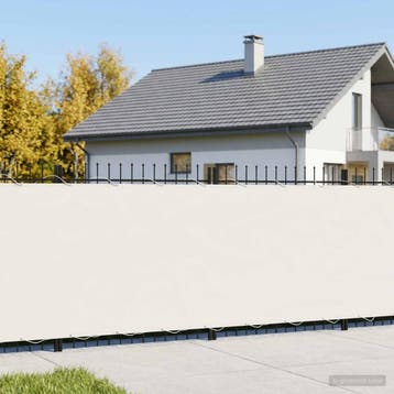 vidaXL Balkon Privacy Scherm 200 x 200 cm Stof met, Tuin en Terras, Zonneschermen, Verzenden, Nieuw
