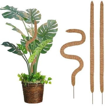 Mosstok Kokosstok planten totem Flex 90x4 cm, Ophalen of Verzenden, Nieuw