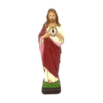Religieus beeld Jezus Christus - Heilig Hart - 21,5 cm