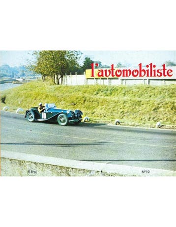 1968 LAUTOMOBILISTE MAGAZINE 12 FRANS, Nieuw, Author