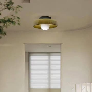 Nordic Design Glazen Plafondlamp - Nieuw - Moderne lamp glas, Huis en Inrichting, Verzenden, Nieuw, Glas
