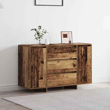 vidaXL Dressoir Oudhout 120 x 41 x 75 cm Bewerkt hout, Huis en Inrichting, Kasten | Dressoirs, Verzenden, Nieuw, Overige houtsoorten