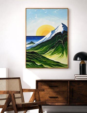 Ella Suárez - Amanecer en la montaña - XL (no reserve)