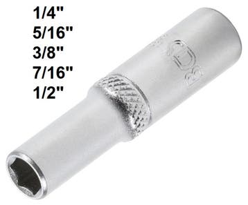 Bgs Technic Dop, Hexagon, deep 6,3 mm (1/4) aandrijving 1/4, Verzenden, Nieuw