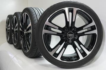 Audi A3 8V 18 inch velgen Yokohama Zomerbanden Origineel, 18 inch, Gebruikt, Velg(en), Ophalen of Verzenden
