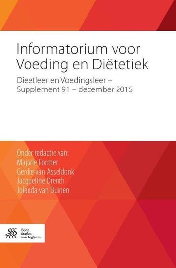 9789036810746 Informatorium voor voeding en dietetiek Sup..., Verzenden, Nieuw, Former, Majorie