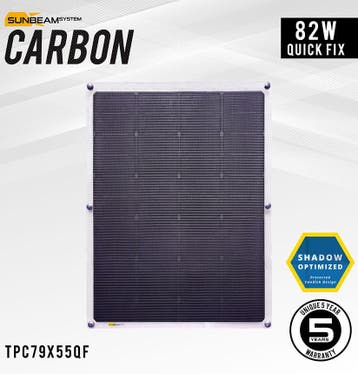 SUNBEAMsystem 82 Watt Carbon IQ Zonnepaneel, Ophalen of Verzenden, Nieuw