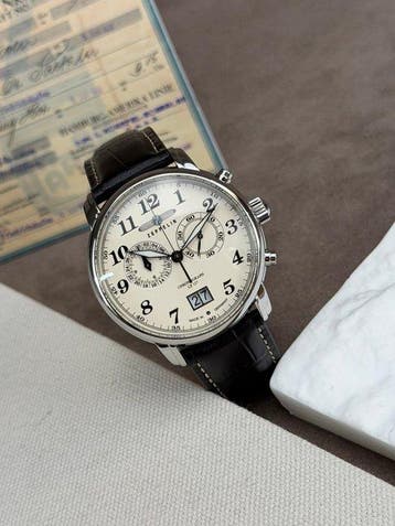 Zeppelin - Chronograph Date - LZ 127 - Z76845 - Heren -, Nieuw