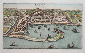 Italië - Sicilië - Messina; Merian - Messina - 1681-1700, Boeken, Nieuw