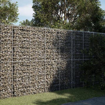 vidaXL Schanskorf 200x50x200 cm gegalvaniseerd ijzer, Tuin en Terras, Verzenden, Nieuw, Metaal