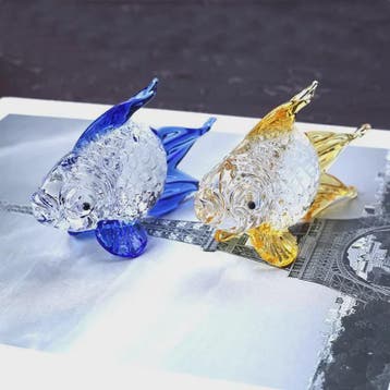 Kristallen Goudvis Ornament - Sfeervolle Decoratie voor Bure, Dieren en Toebehoren, Verzenden, Nieuw