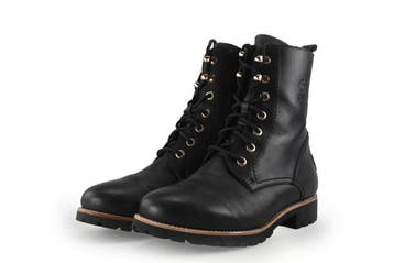Panama Jack Veterboots in maat 38 Zwart, Verzenden, Zwart, Overige typen, Zo goed als nieuw