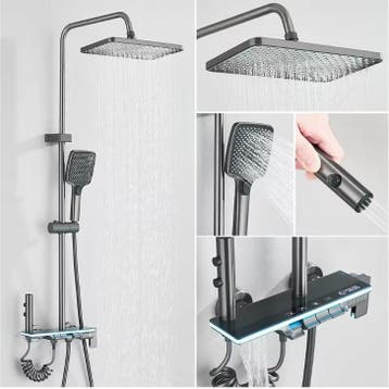 Inbouw Douche Set met LCD Display en Temperatuurregeling, Verzenden, Nieuw
