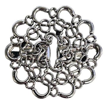 Fako Bijoux - Vestsluiting Broche Rond - Vestclip - Bloem, Verzenden, Nieuw
