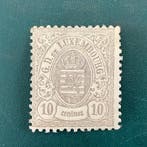 Luxemburg 1875 - 10 cent wapenschild - MH - Michel 31, Gestempeld
