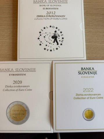 Slovenië. Year Set (BU) 2012/2022 (3 sets) (Zonder