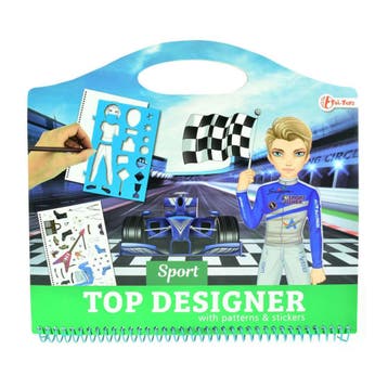 Toi-Toys Creatief schetsboek met stickers en sjablonen -..., Ophalen of Verzenden, Nieuw