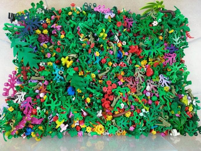 Lego - geen serie - Partij planten en bloemen +/- 500 gram -, Kinderen en Baby's, Speelgoed | Duplo en Lego