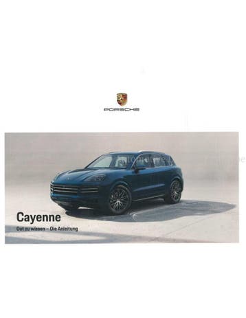 2024 PORSCHE CAYENNE INSTRUCTIEBOEKJE DUITS, Auto diversen, Handleidingen en Instructieboekjes