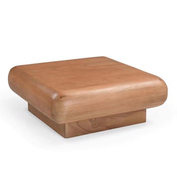 Salontafel Fedde Naturel Mangohout 80 cm | Starfurn, Ophalen of Verzenden, Nieuw