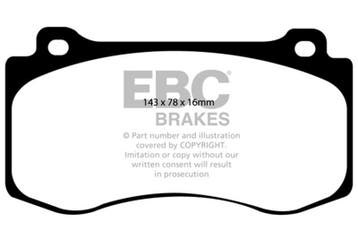 EBC 05-10 Chrysler 300C 6.1 SRT8 Bluestuff Front Brake Pads, Ophalen of Verzenden, Nieuw