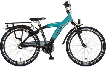Alpina Yabber jongensfiets 24 3-speed Jet Black - Pacific B, Verzenden, Nieuw