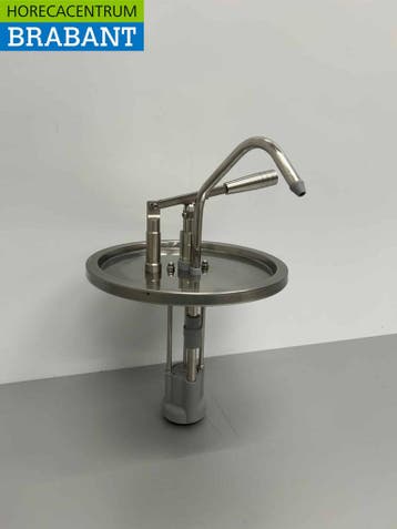 HCB RVS Emmerdispenser Sausdispenser Sauspomp met, Ophalen of Verzenden, Nieuw in verpakking