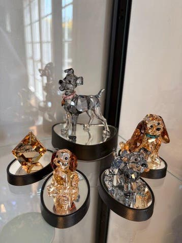 Swarovski - Beeldje - Disney - La Belle et le Clochard - Set