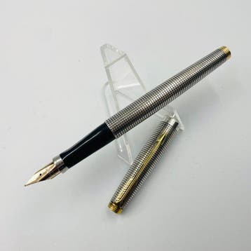 Parker - Solid Sterling Silver Cap & Barrel 14K Gold Nib -, Nieuw