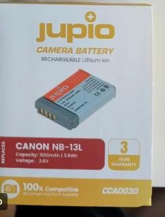 Canon camera accu NB-13L (Jupio, nieuw), Audio, Tv en Foto, Accu's en Batterijen, Nieuw, Ophalen of Verzenden